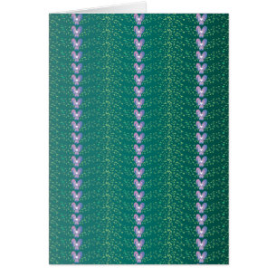 Vintage Aquamarine Blumenmuster