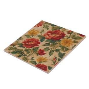 Vintage Aquarellbilder - Moderne Kollektion Fliese