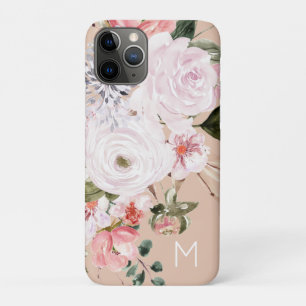 Vintage Aquarellfarben-Rose Gold- und Pink-Peony-M Case-Mate iPhone Hülle