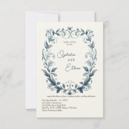 Vintage Aquarellmühle Hochzeit Einladung