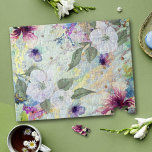 Vintage Aquarellschrift mit Blumenmuster, Meeresfr Puzzle<br><div class="desc">Verbringen Sie einen Nachmittag damit, Ihr Gehirn mit diesem wunderschönen, romantischen, Vintagen Puzzle mit Blumenspuzzle herauszufordern. Weiße, lila und blaue Aquarellfarben überlagern das goldene Drehbuch auf einem prächtigen, sanft hellen Meeresblau mit goldfarbenem Hintergrund. Ein durchdachtes, einzigartiges Geschenk für jemanden, der etwas Besonderes ist! Kommt in eine besondere Geschenkboxen. Sie können...</div>