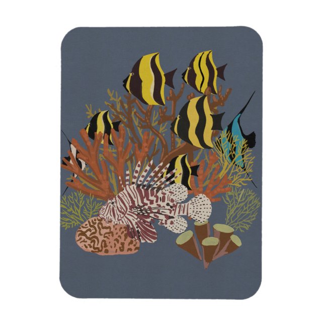 Vintage-Aquarium Magnet (Vertikal)