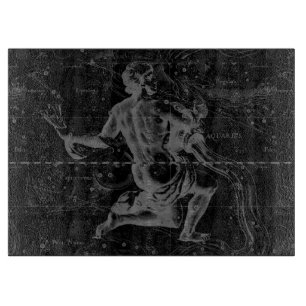 Vintage Aquarius-Konstellation Hevelius um 1690 Schneidebrett