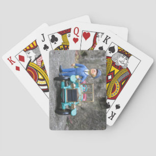 Vintage ARAL-Tankstelle und Modellwagen Spielkarten