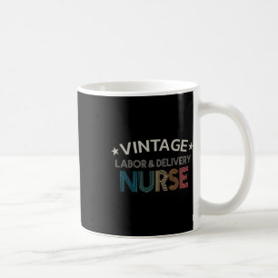 Vintage Arbeit und Lieferung Krankenschwestern Ret Kaffeetasse