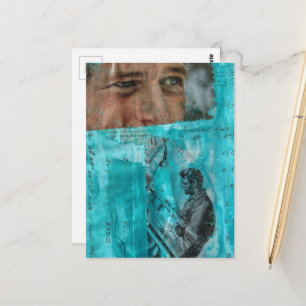 Vintage Arbeiter und Augäpfel Postkarte