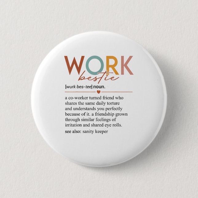 Vintage Arbeitsschwerpunkte Definition Lehrer Kran Button (Vorderseite)