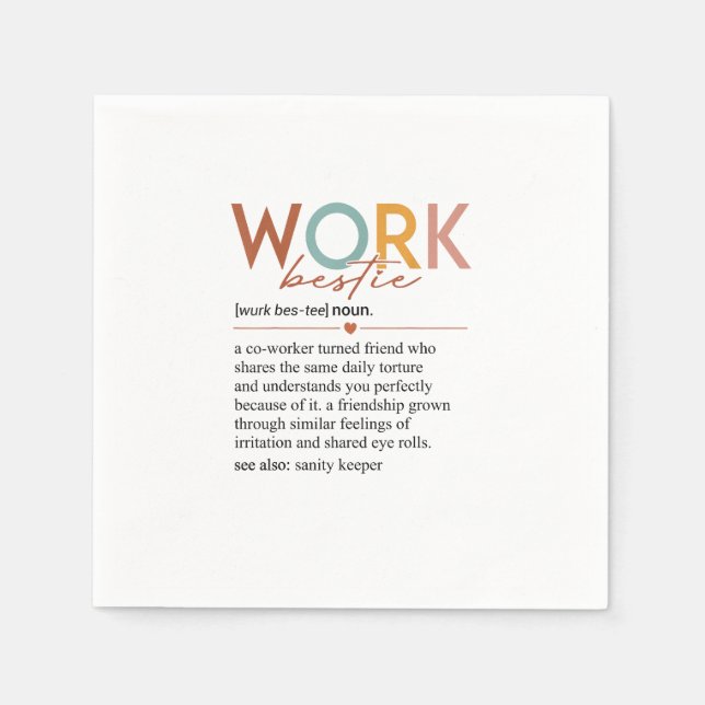 Vintage Arbeitsschwerpunkte Definition Lehrer Kran Serviette (Vorderseite)