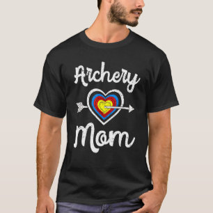 Vintage Archery Mama Herz Proud Parent Bow Arrow F T-Shirt
