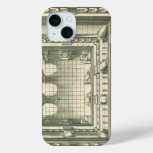 Vintage Architektur, Atrium Courtyard Perspektive Case-Mate iPhone Hülle
