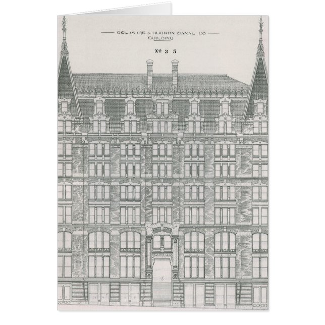 Vintage Architektur, Delaware & Hudson Canal Co. (Vorne)