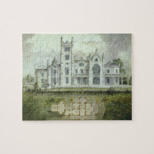 Vintage Architektur, französische Schlossböden Puzzle