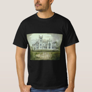 Vintage Architektur, Grundrisse französischer Schl T-Shirt
