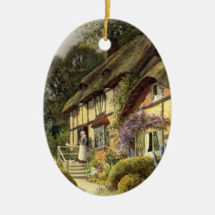 Vintage-Architektur, Landhaus-Cottage Keramikornament