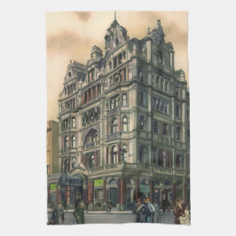 Vintage Architektur Queens Hotel Leicester Square Geschirrtuch