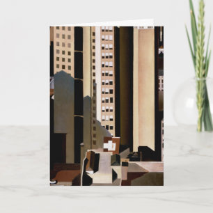 Vintage Architektur, Wolkenkratzer von Sheeler, 19 Karte