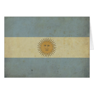 Vintage Argentinien-Flagge