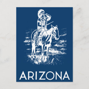 Vintage Arizona Postkarte