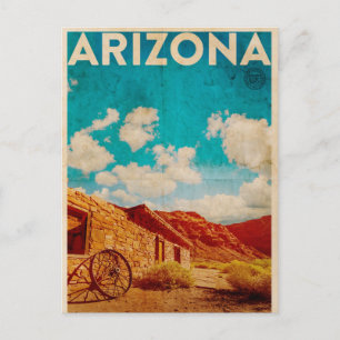 Vintage Arizona Postkarte