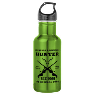 Vintage Arkansas Born Local Pride Outdoor Hunter Edelstahlflasche