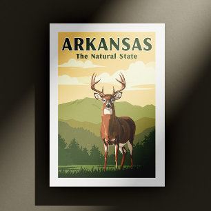 Vintage Arkansas Postkarte