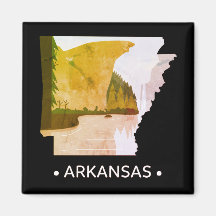 Vintage Arkansas State Magnet