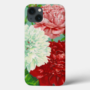 Vintage Art alte floral Pfingstrosen Druck Case-Mate iPhone Hülle