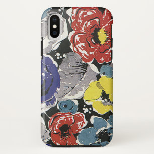 Vintage Art Deco Blumen, Rosen Blumenmuster Case-Mate iPhone Hülle