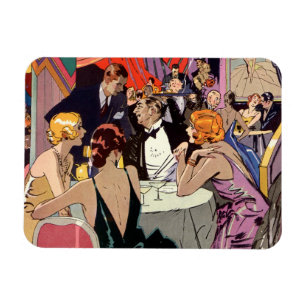 Vintage-Art-Déco-Cocktailparty im Nachtclub Magnet