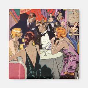 Vintage-Art-Déco-Cocktailparty im Nachtclub Magnet