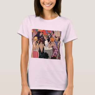 Vintage-Art-Déco-Cocktailparty im Nachtclub T-Shirt