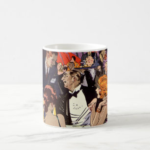 Vintage-Art-Déco-Cocktailparty im Nachtclub Tasse