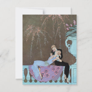 Vintage Art Deco Feuerwerk Le Feu, George Barbier