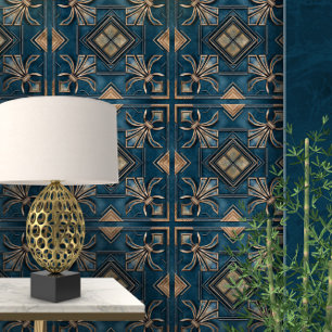 Vintage Art Deco Fleur-de-lis  Tapete