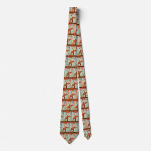 Vintage Art Deco, Flighty Bird von George Barbier Krawatte