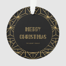 Vintage Art Deco Frohe Weihnachten aus den 1920er