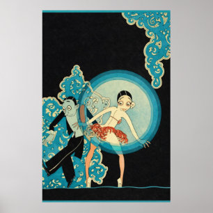 Vintage Art Deco - Für Alle - Josephine Baker Poster