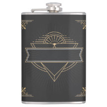 Vintage Art-Deco-Gatsby-Stilflasche der 20er Jahre