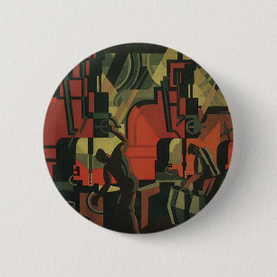 Vintage Art Deco Geschäfts-Industrieproduktion Button