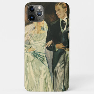 Vintage Art Deco Hochzeit Braut und Bräutigam Fris Case-Mate iPhone Hülle