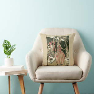 Vintage-Art-Déco-Hochzeit, Erstmaliger Tanz der Fr Kissen