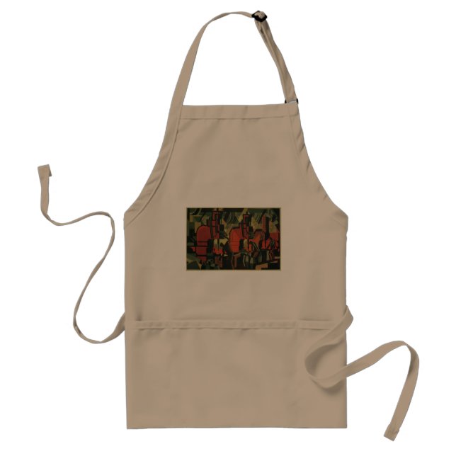 Vintage Art Deco Industrie Schürze (Vorne)