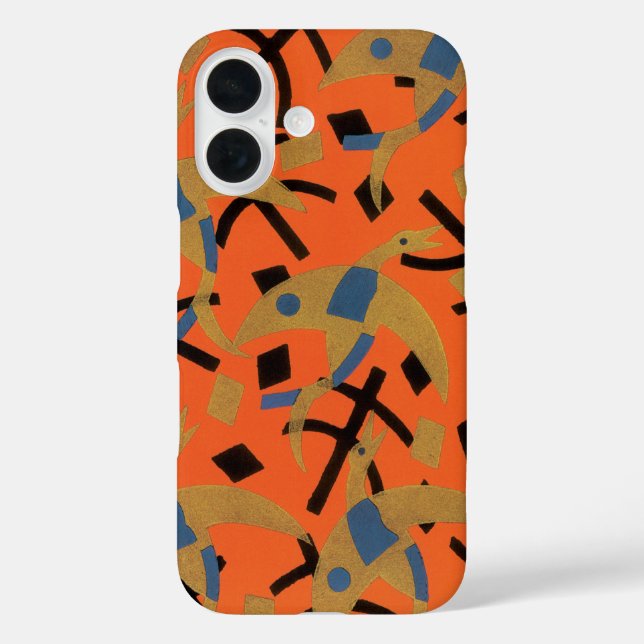 Vintage Art Deco Jazz Case-Mate iPhone Hülle (Rückseite)