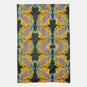 Vintage Art Deco Jazz Geschirrtuch