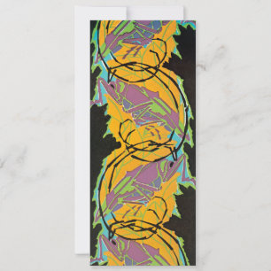 Vintage Art Deco Jazz Pochoir Garten Heuschrecken