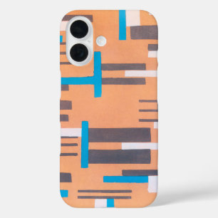 Vintage Art Deco Jazz Pochoir, geometrisches Muste iPhone 16 Hülle