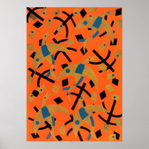 Vintage Art Deco Jazz Poster