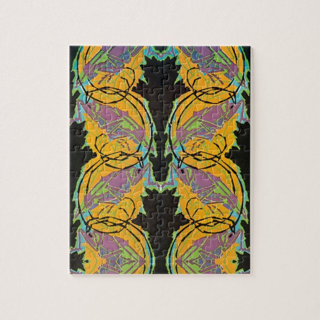 Vintage Art Deco Jazz Puzzle (Vertikal)