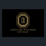Vintage Art Deco Monogram Gold/Black Logo Download Poster<br><div class="desc">Mit diesem Posterprint und der herunterladbaren Logo-Artdatei können Sie Ihre Marke stärken und ein ausgeklügeltes Art-Deco-Monogramm in Gold präsentieren. Dieses vielseitige Logo erlaubt es Ihnen, den Text unter dem Monogramm zu personalisieren, ob es nun Ihr Name oder Ihr Firmenname ist, und gibt Ihnen die Möglichkeit, eine unverwechselbare und unvergessliche visuelle...</div>