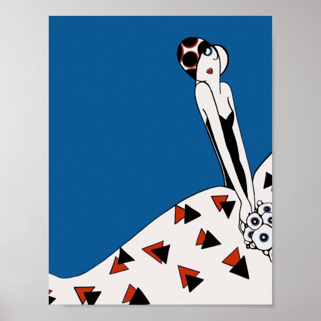 Vintage Art Deco - Para Todos - Coy Poster (Vorne)